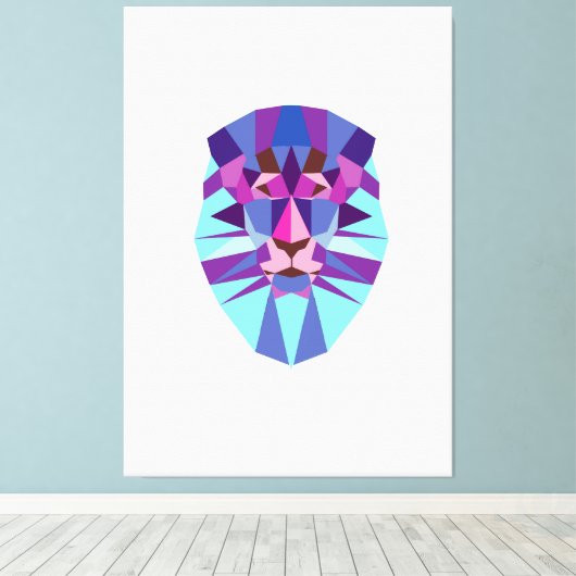 Lion Leinwanddruck (Insitu (Holzboden))