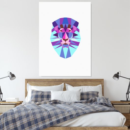 Lion Leinwanddruck (Insitu (Schlafzimmer))