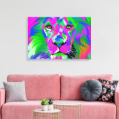 Lion Leinwanddruck (Insitu (Wohnzimmer))