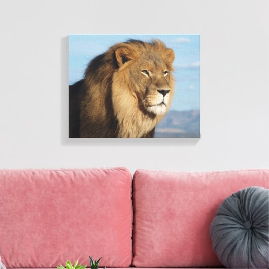 Lion Leinwanddruck (Insitu (Wohnzimmer))