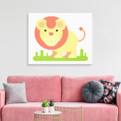 Lion Leinwanddruck (Insitu (Wohnzimmer))