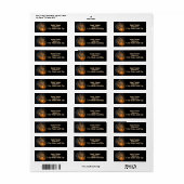 Lion Leo Return Address Labels (Vorne)