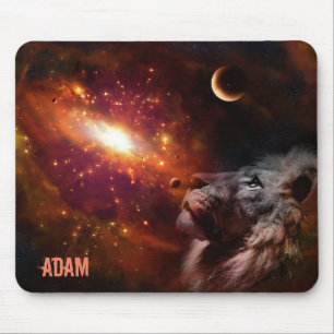 Lion Leo Zodiac Themed Personalisiert Mouse Pad Mousepad