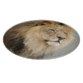 Lion liebt den König des Dschungels Schneidebrett (Ecke)