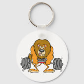 Lion Lifing Weights Schlüsselanhänger (Rückseite)