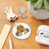 Lion Lifing Weights Schlüsselanhänger