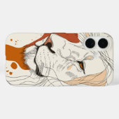 Lion Line Majesty Case-Mate iPhone Hülle (Rückseite (Horizontal))