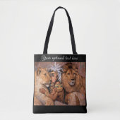 Lion Lioness Jungle Goddess Tasche (Vorderseite)