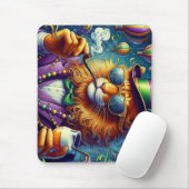 Lion/Louisiana Mardi Gras Mousepad (Mit Mouse)