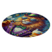 Lion/Louisiana Mardi Gras Schneidebrett (Ecke)