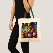 Lion/Louisiana Mardi Gras Tragetasche (Vorderseite (Produkt))