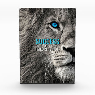 Lion Lover Erfolg ist meine einzige Option Fotoblock