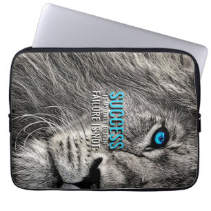 Lion Lover Erfolg ist meine einzige Option Laptopschutzhülle