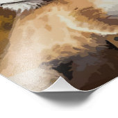 Lion Lover zu meinem Sohn Lion Fotodruck (Ecke)