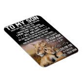 Lion Lover zu meinem Sohn Lion Magnet (Rechte Seite)