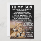 Lion Lover zu meinem Sohn Lion Save The Date (Vorderseite)