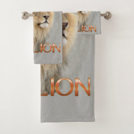 Lion Lovers Badhandtuch Set