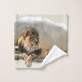 Lion Lovers Badhandtuch Set (Waschlappen)