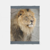 Lion Lovers Geschenke Fleecedecke (Vorderseite)