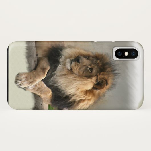 Lion Lovers King of the Dschungel Case-Mate iPhone Hülle (Rückseite (Horizontal))