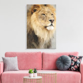 Lion Lovers King of the Dschungel Leinwanddruck (Insitu (Wohnzimmer))