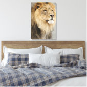 Lion Lovers King of the Dschungel Leinwanddruck (Insitu (Schlafzimmer))