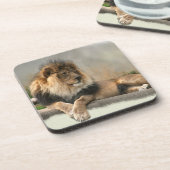 Lion Lovers King of the Dschungel Untersetzer (Linke Seite)