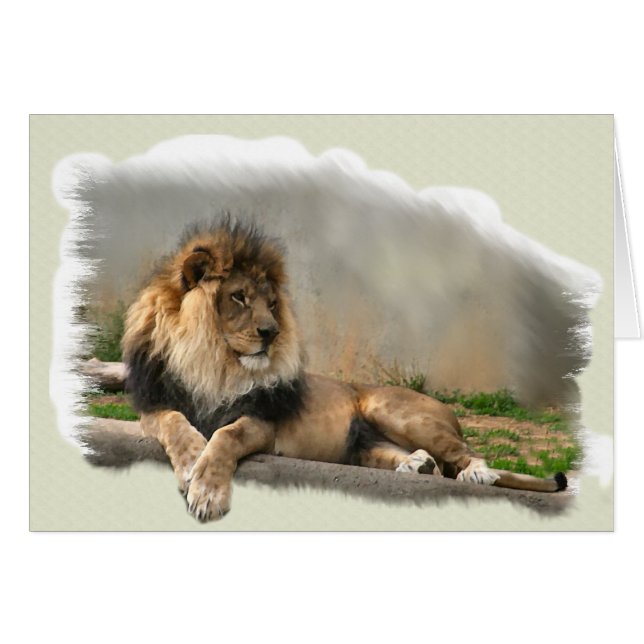 Lion Lovers Kunstgeschenke (Vorderseite (Horizontal))