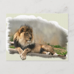 Lion Lovers Kunstgeschenke Postkarte