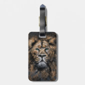 Lion Luggage Tag Gepäckanhänger (Rückseite vertikal)