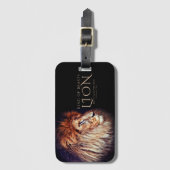 Lion [Luggage Tag] Gepäckanhänger (Vorderseite Vertikal)
