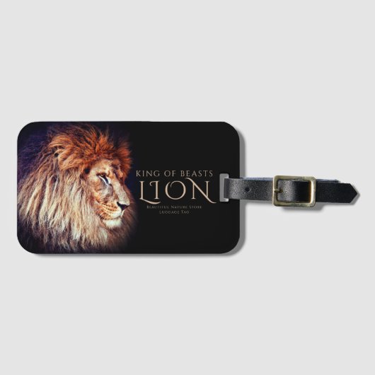 Lion [Luggage Tag] Gepäckanhänger (Vorderseite (Horizontal))