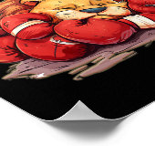 Lion Lying Nope heute nicht Poster (Ecke)