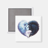 Lion Magnet (Vorderseite/Rückseite)