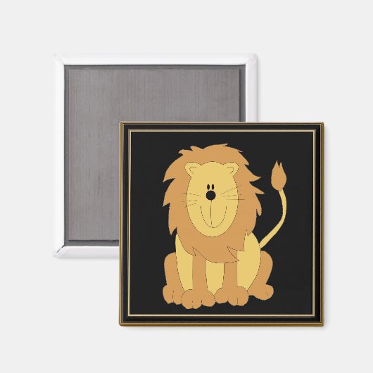 Lion Magnet (Vorderseite/Rückseite)