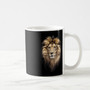 Lion Main Animal Face Big Cat Kaffeetasse