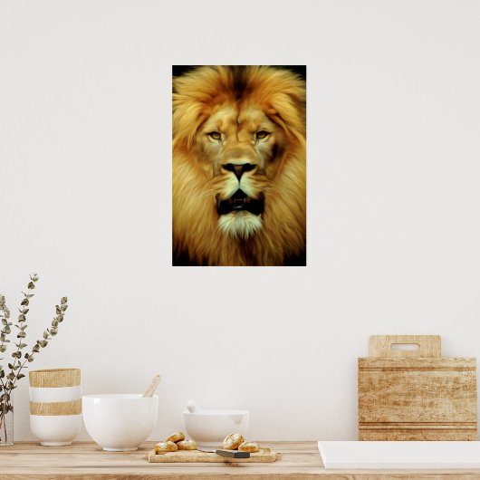 Lion Majesty Poster (Küche)