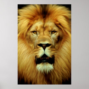 Lion Majesty Poster