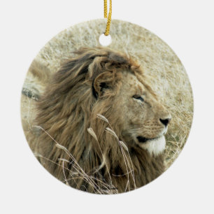 Lion Male Keramik Ornament