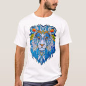 Lion Mandala T Shirt (Vorderseite)