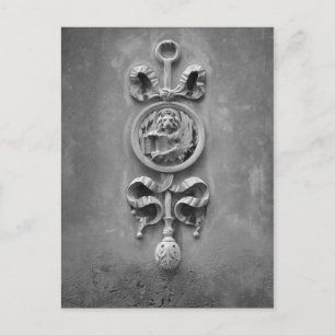 Lion Medallion Postcard Postkarte