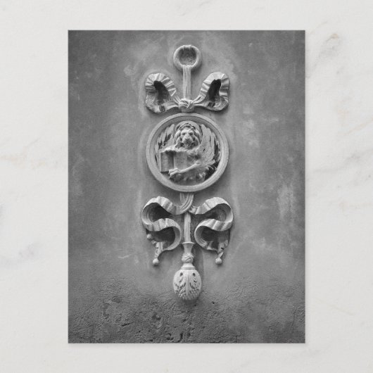 Lion Medallion Postcard Postkarte (Vorderseite)