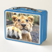 Lion Metall Brotdose (Rückseite)