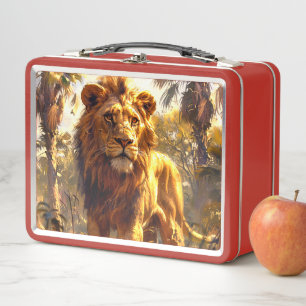 Lion Metall Brotdose