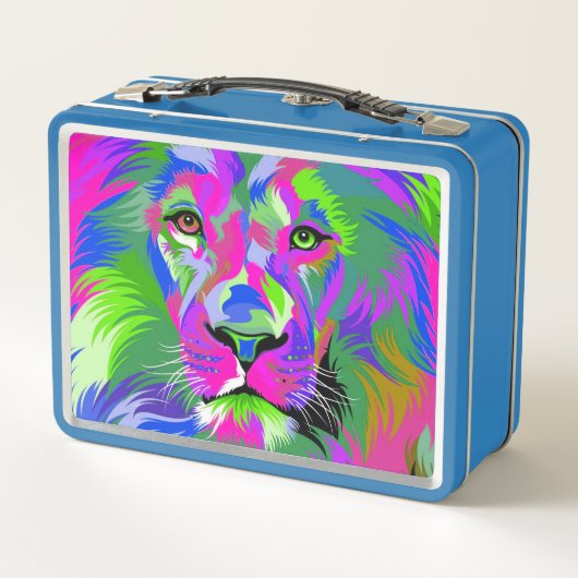 Lion Metall Lunch Box (Rückseite)