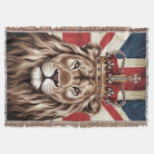 Lion mit einer britischen Flagge einer Krone Decke (Vorderseite)