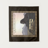 Lion Mizrach Wandteppich (Vorderseite)