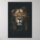 Lion Modern Fotografy Poster (Vorne)