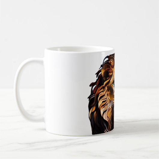 Lion Mosaic Tasse Design (Links)
