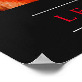 Lion Motivierend Leader Poster (Ecke)